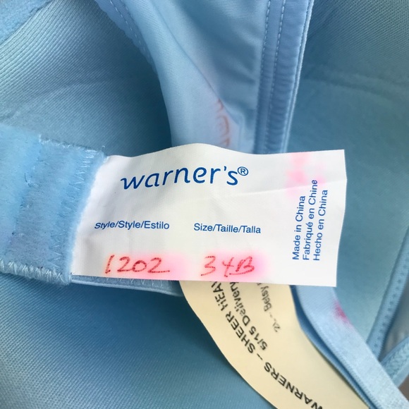 Warner's Bra 34B 1202 with Matching Panty Size S - Picture 3 of 8